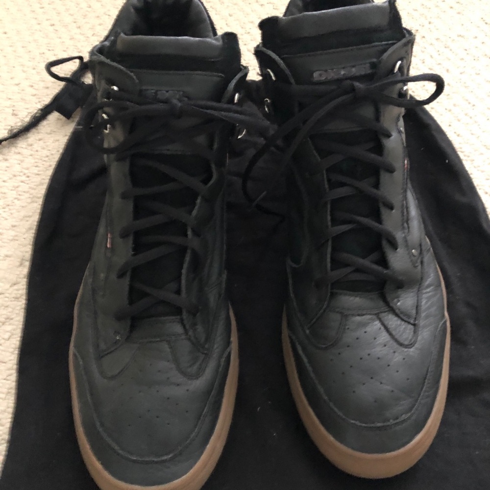 Diesel Genuine Leather Khali Klaw Sneakers